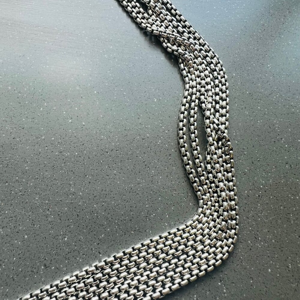 AUTHENTIC David Yurman multi-strand 17" necklace! - Picture 3 of 6